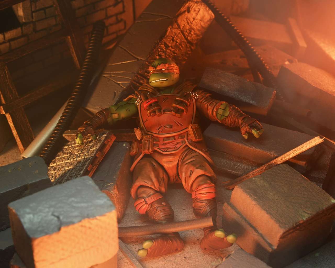 Tmnt the last ronin ultimate flashback michelangelo af