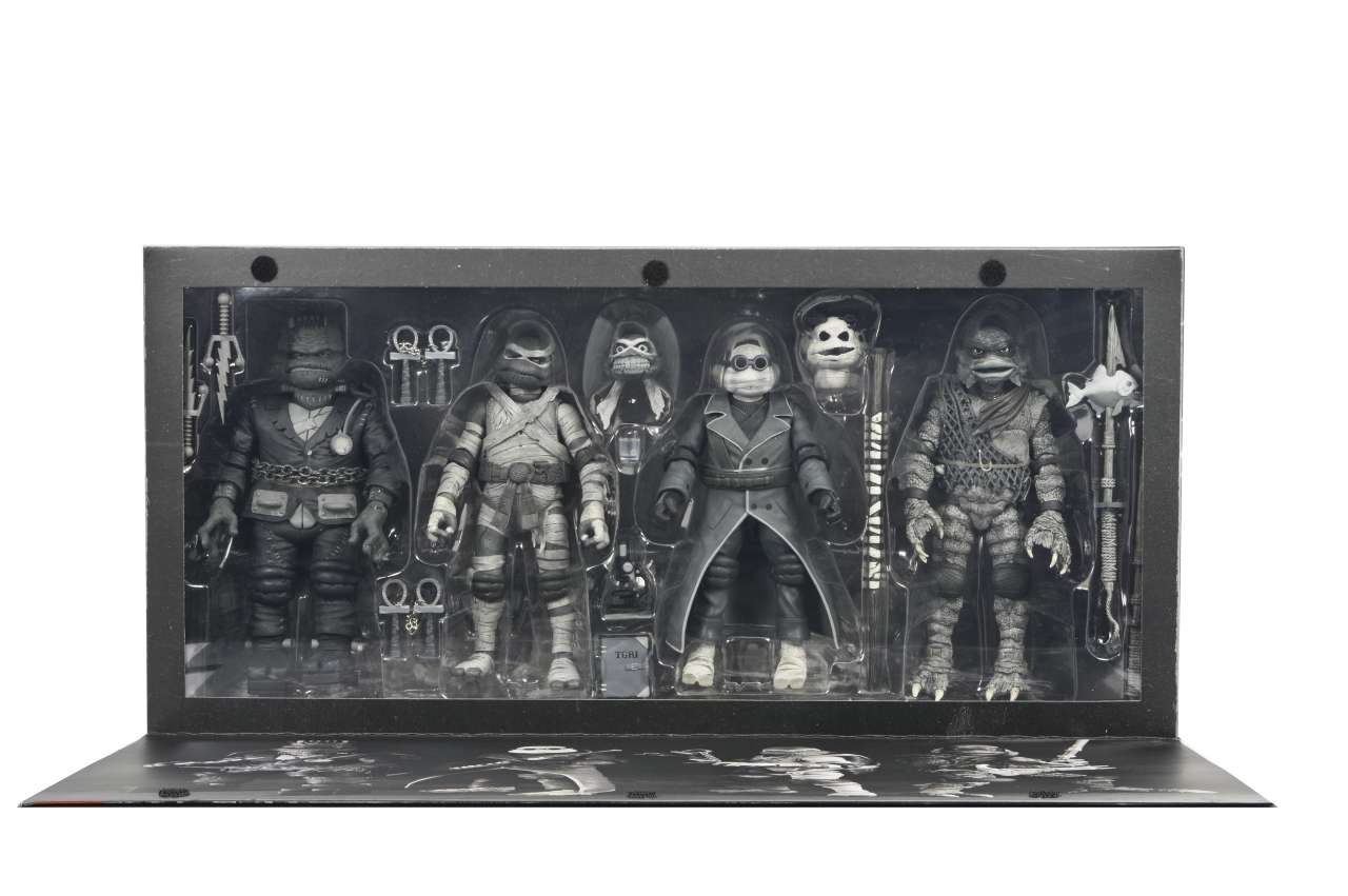 Um x tmnt turtles black & white 4pack af