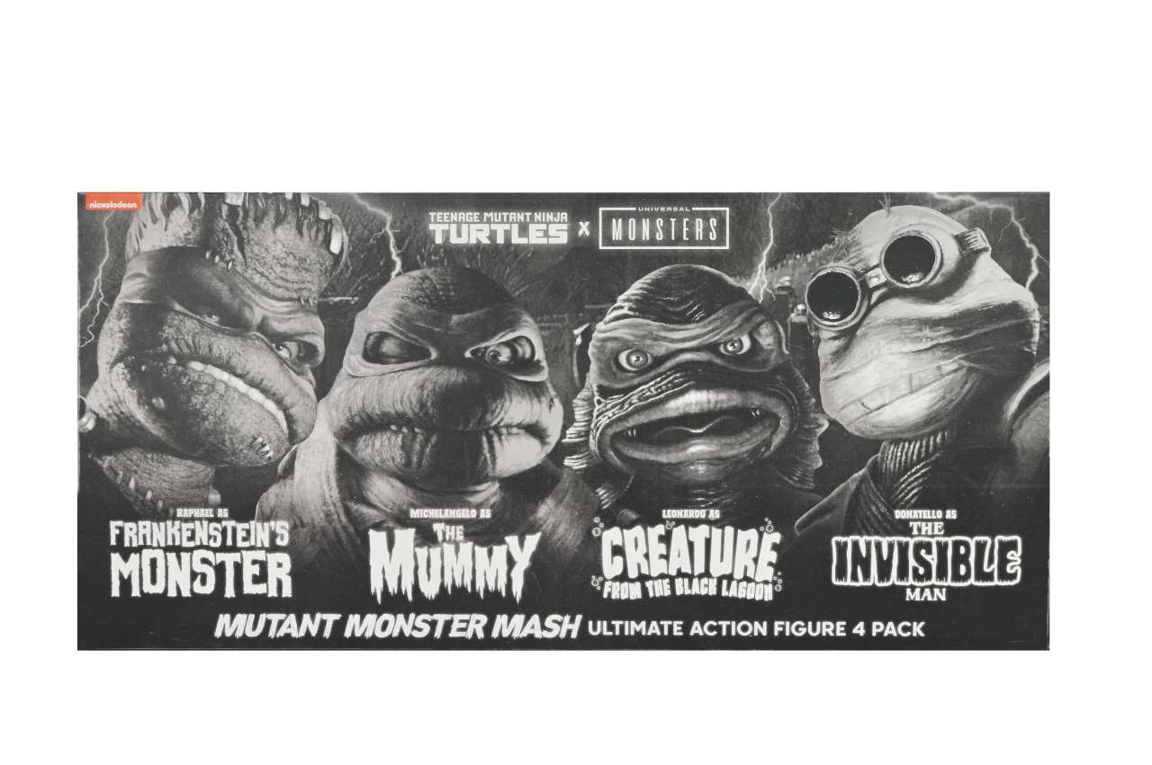 Um x tmnt turtles black & white 4pack af