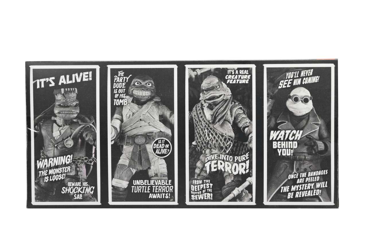 Um x tmnt turtles black & white 4pack af