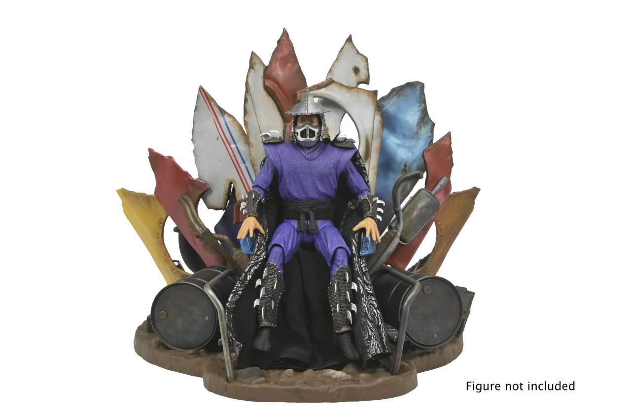 Tmnt 2 secret of ooze shredder throne diorama