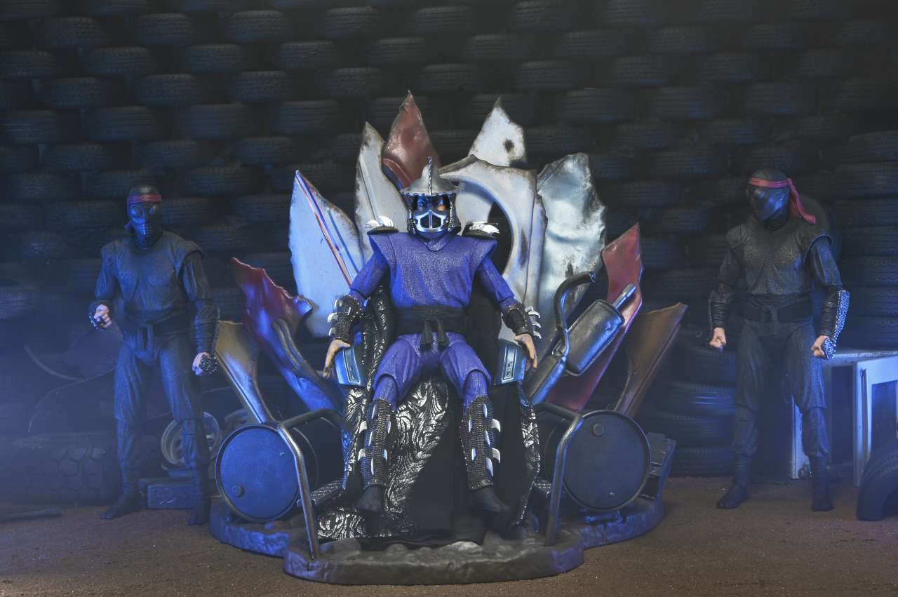 Tmnt 2 secret of ooze shredder throne diorama