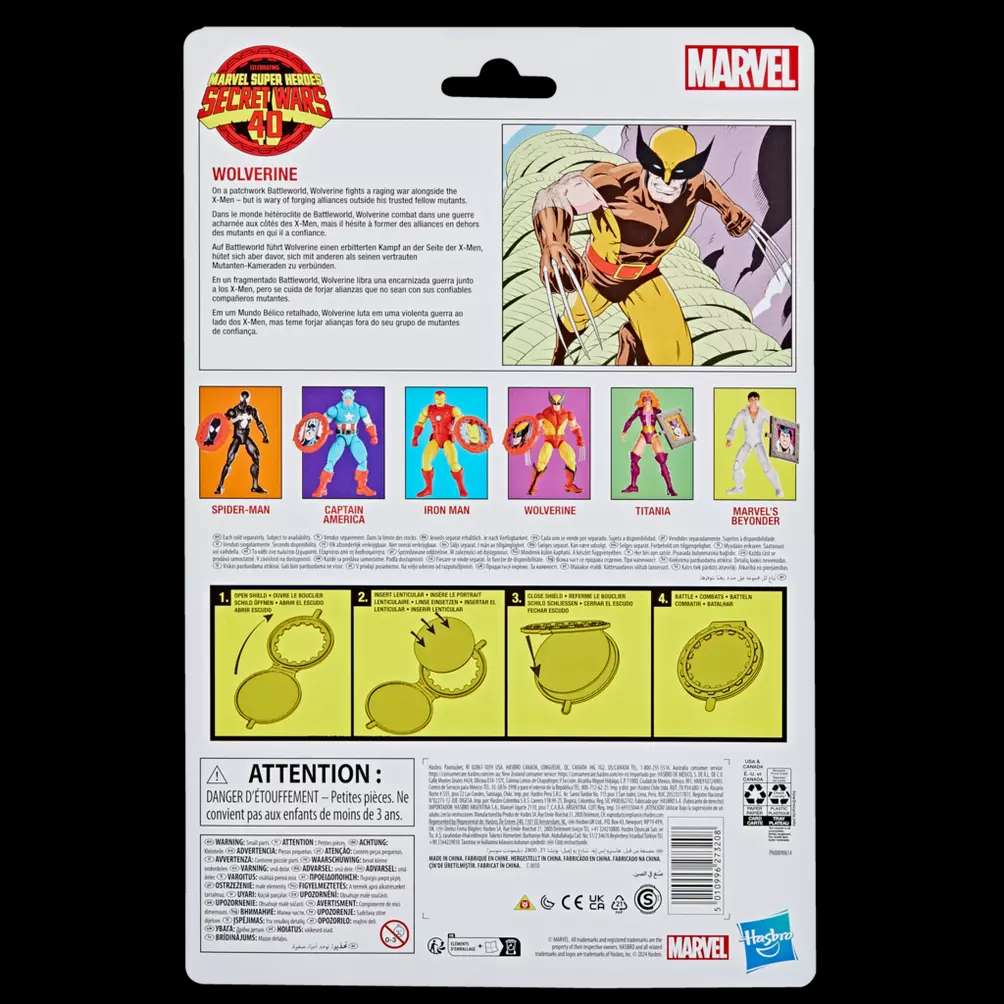 Marvel legends secret wars wolverine action figure