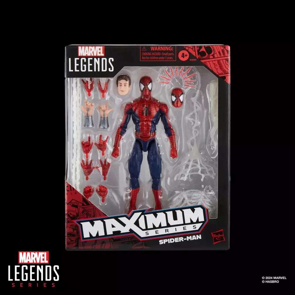 Marvel legends maximum series spider-man action figure
