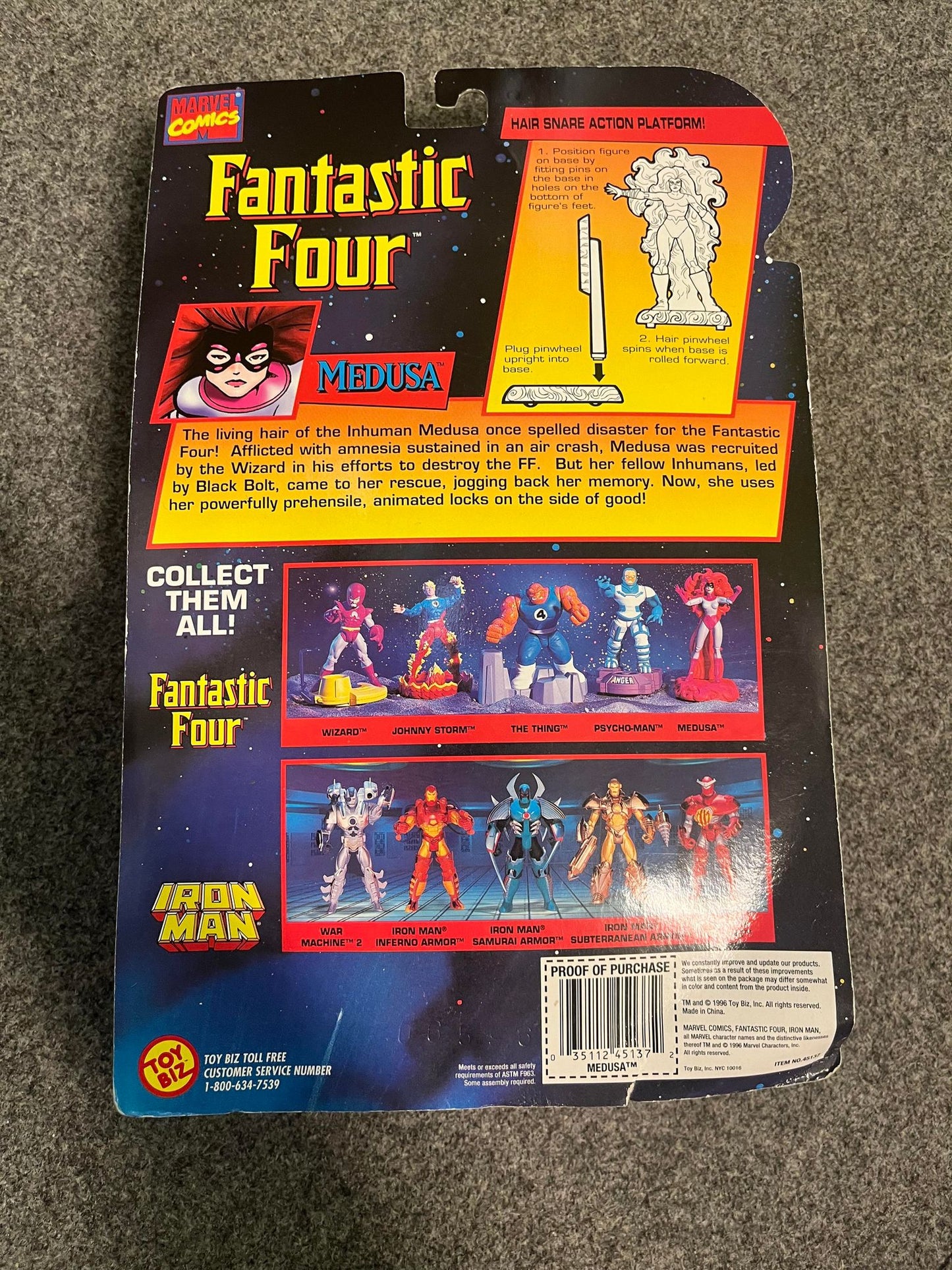 Fantastic Four Medusa Toy Biz (Brugt)