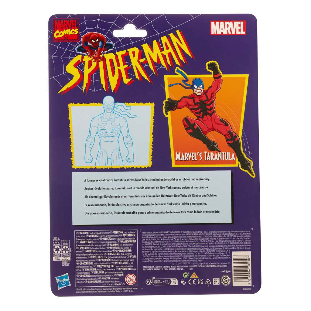 Spider-Man Marvel Legends Retro Collection Actionfigur Tarantula 15 cm