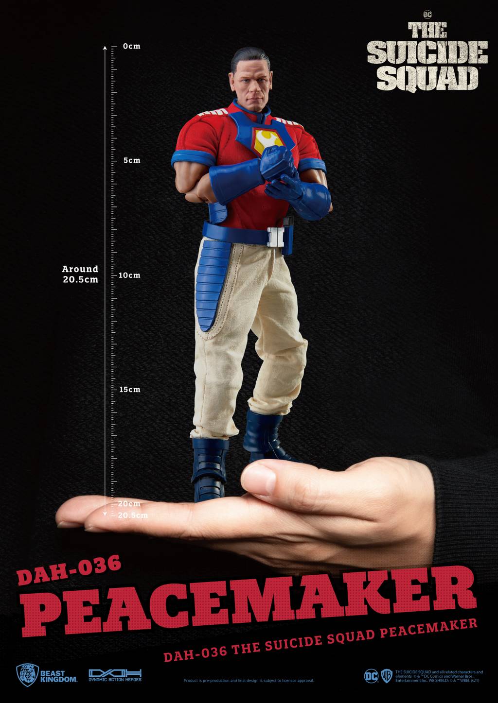 DC Comics: The Suicide Squad - Peacemaker 1:9 Scale Figure