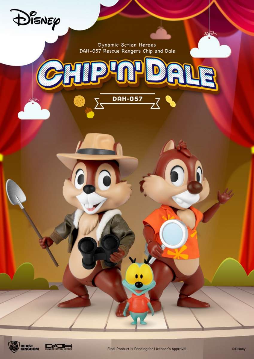 Disney: Rescue Rangers Chip and Dale 1:9 Scale Figure