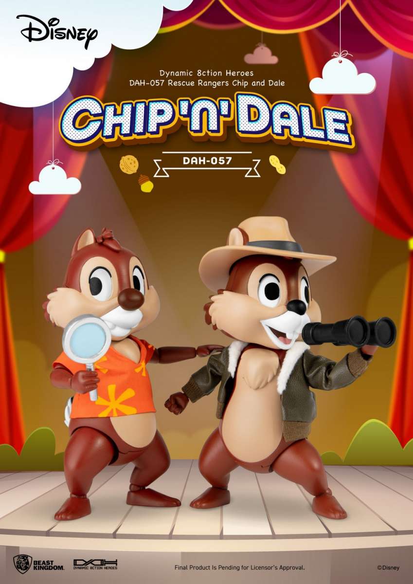 Disney: Rescue Rangers Chip and Dale 1:9 Scale Figure