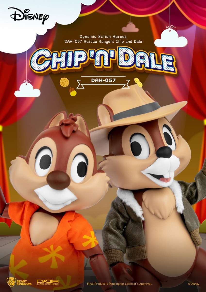 Disney: Rescue Rangers Chip and Dale 1:9 Scale Figure