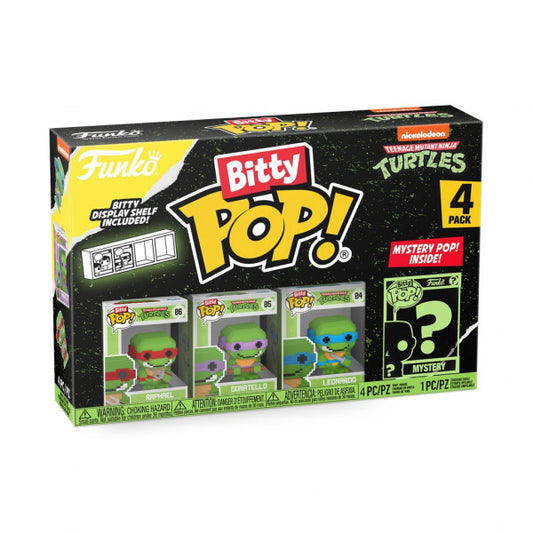 Bitty Pop! TMNT - 8-Bit 4-Pack