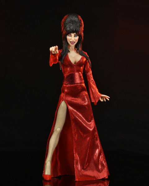 Elvira: Elvira Red Dress 8 inch Clothed Action Figure