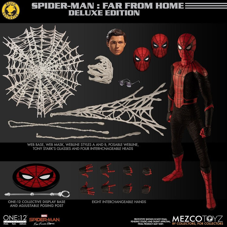 Mezco One:12 Summer Exclusive Spider-Man: Far from Home - Deluxe Edition