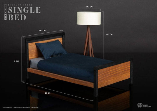 Diorama Props Series Single Bed Set