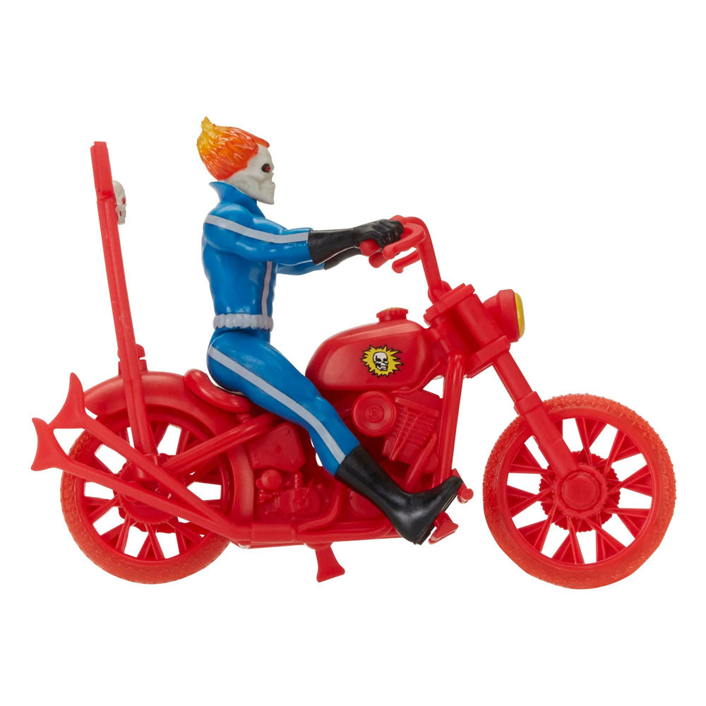 Marvel Legends Retro Collection Action Figure with Vehicle Ghost Rider 10 cm (Æsken er ødelagt)