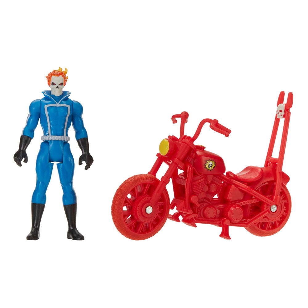 Marvel Legends Retro Collection Action Figure with Vehicle Ghost Rider 10 cm (Æsken er ødelagt)