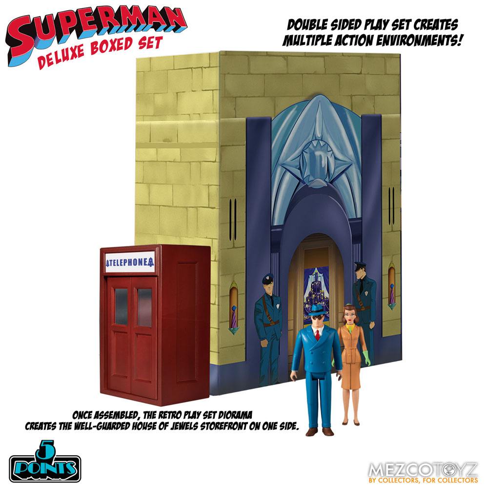 Superman The Mechanical Monsters (1941) 5 Points Actionfiguren Deluxe Box Set 10 cm