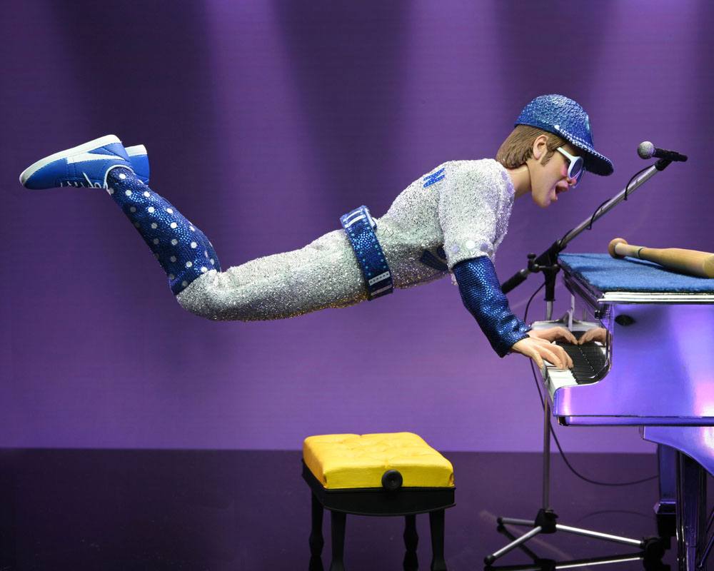 Elton John Clothed Action Figure Live in '75 Deluxe Set 20 cm