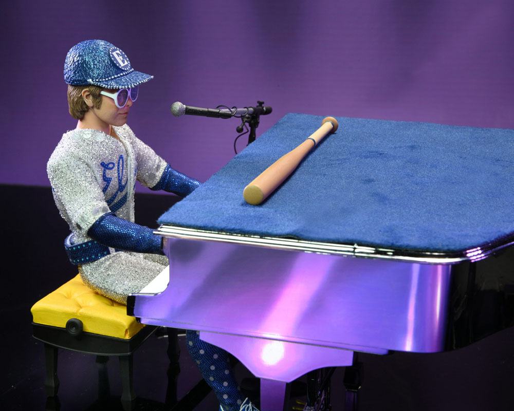 Elton John Clothed Action Figure Live in '75 Deluxe Set 20 cm