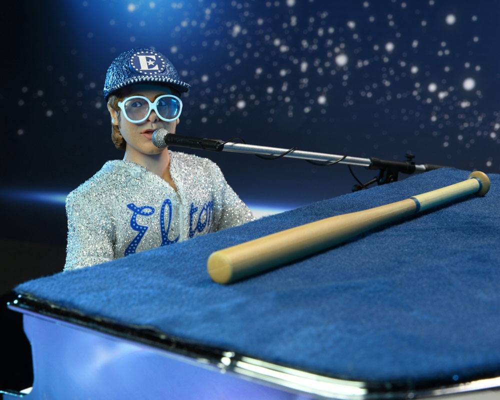 Elton John Clothed Action Figure Live in '75 Deluxe Set 20 cm