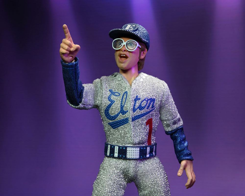 Elton John Clothed Action Figure Live in '75 Deluxe Set 20 cm