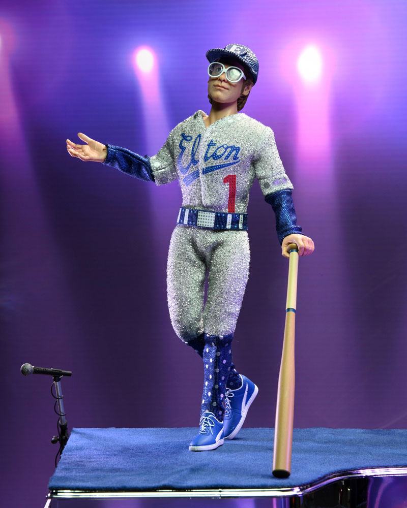 Elton John Clothed Action Figure Live in '75 Deluxe Set 20 cm