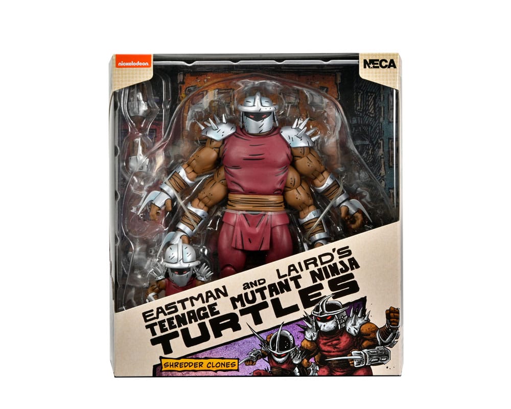 Teenage Mutant Ninja Turtles (Mirage Comics) Action Figure Shredder Clone & Mini Shredder (Deluxe) 18 cm
