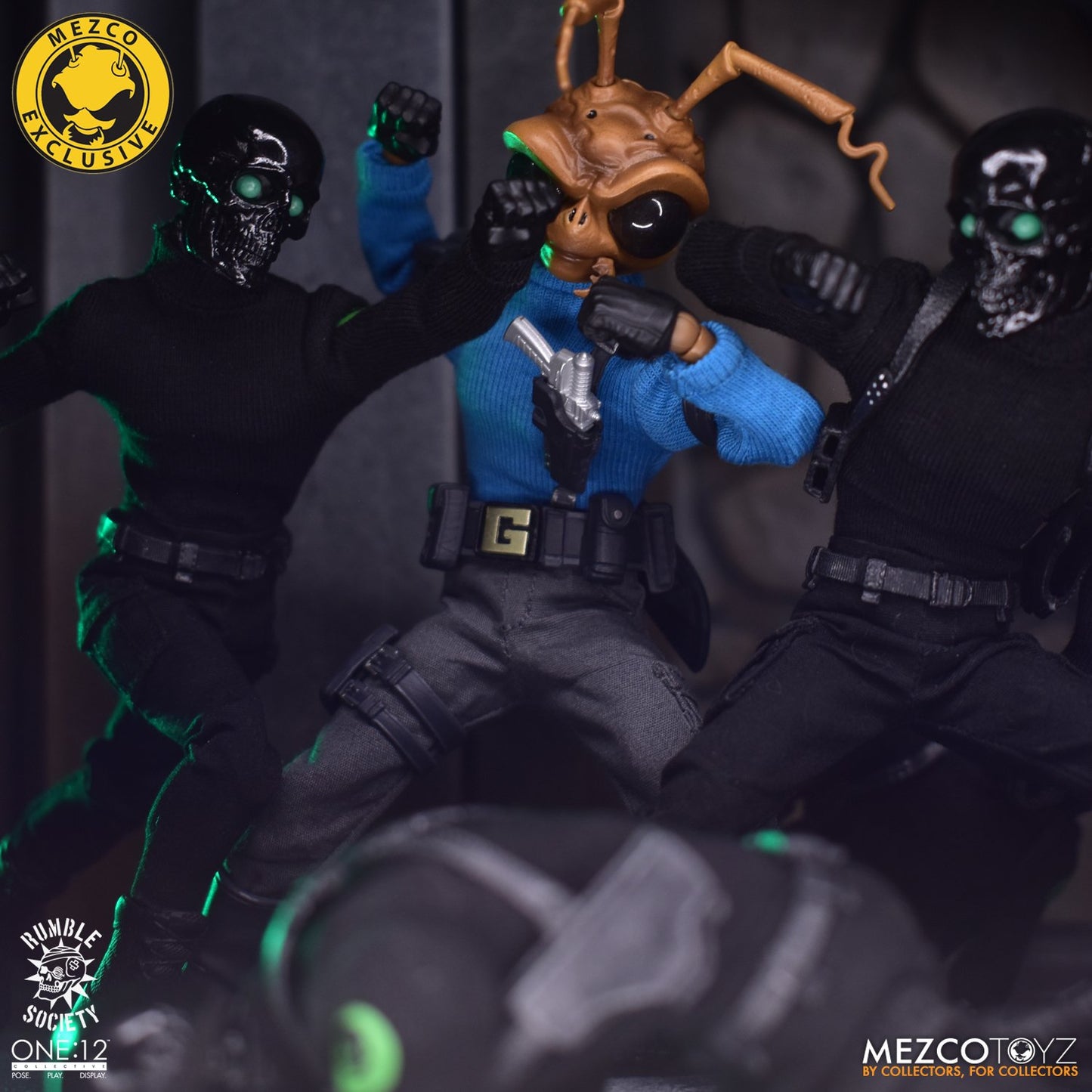 One:12 Black Skulls Death Brigade