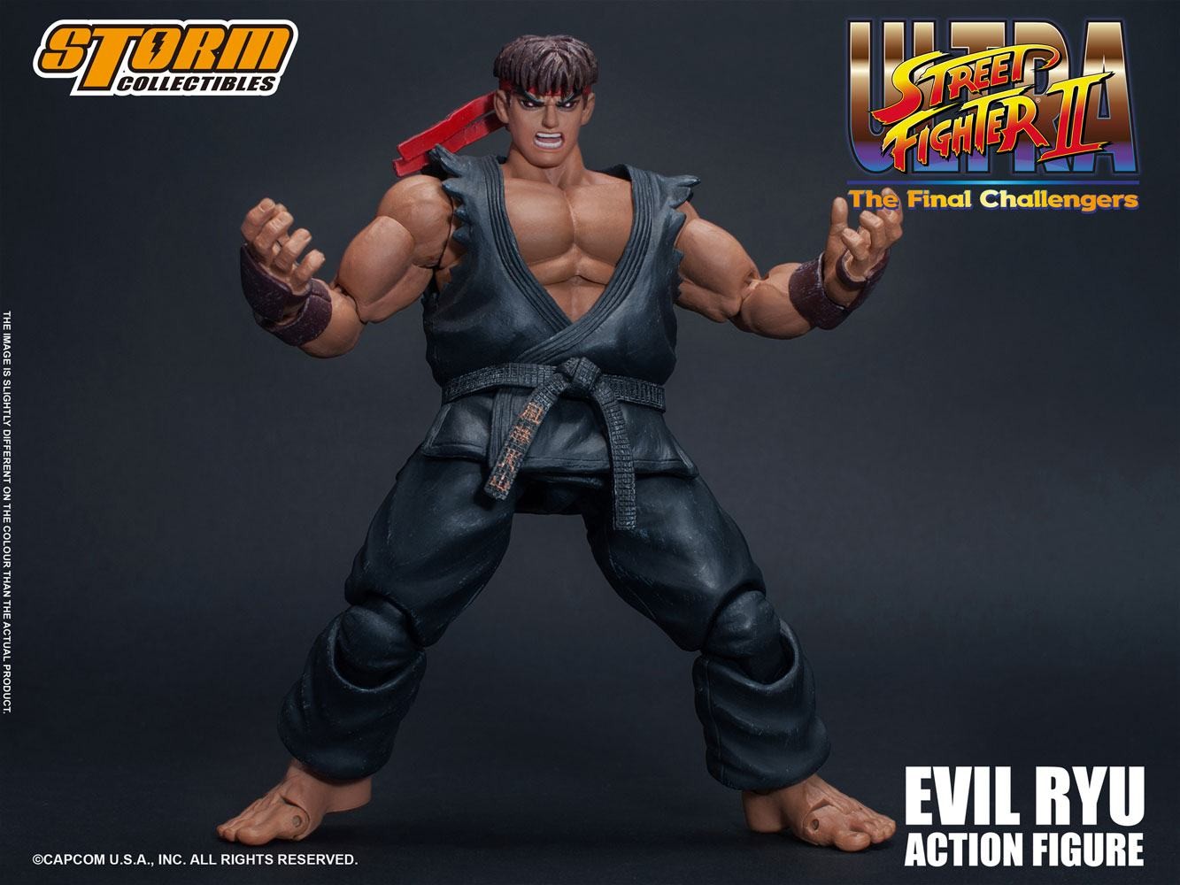 Ultra Street Fighter II: The Final Challengers Action Figure 1/12 Evil Ryu 15 cm