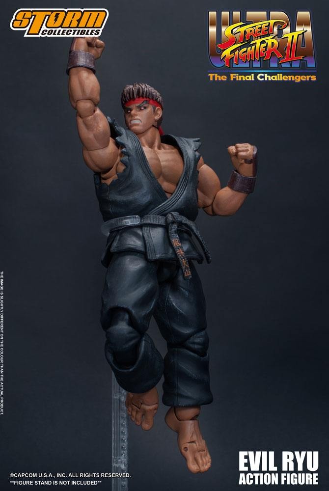 Ultra Street Fighter II: The Final Challengers Action Figure 1/12 Evil Ryu 15 cm