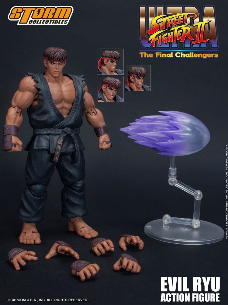Ultra Street Fighter II: The Final Challengers Action Figure 1/12 Evil Ryu 15 cm