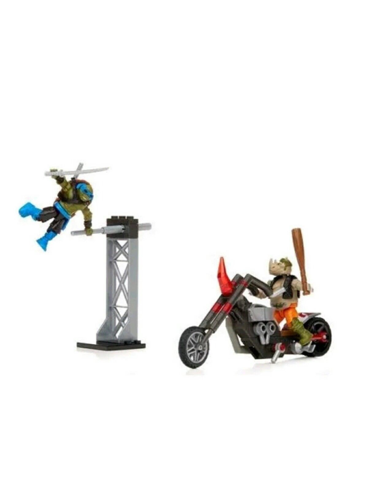 Mega Bloks Teenage Mutant Ninja Turtles Rocksteady Moto Attack