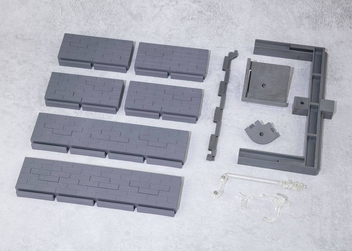 Tamashii Option Action Figure Accessory Brick Wall (Gray Ver.) 22 cm