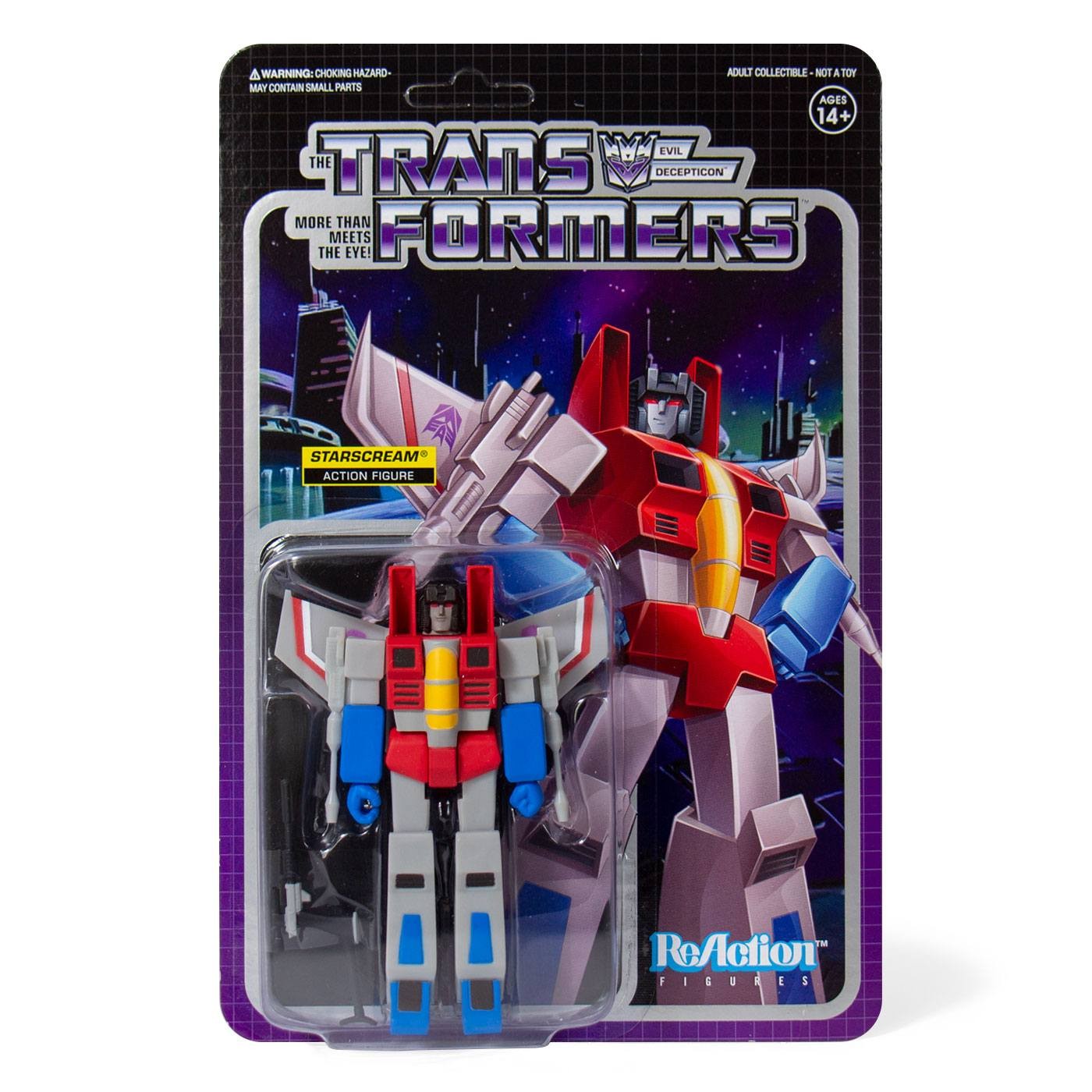 Transformers ReAction Action Figure Wave 1 Starscream 10 cm