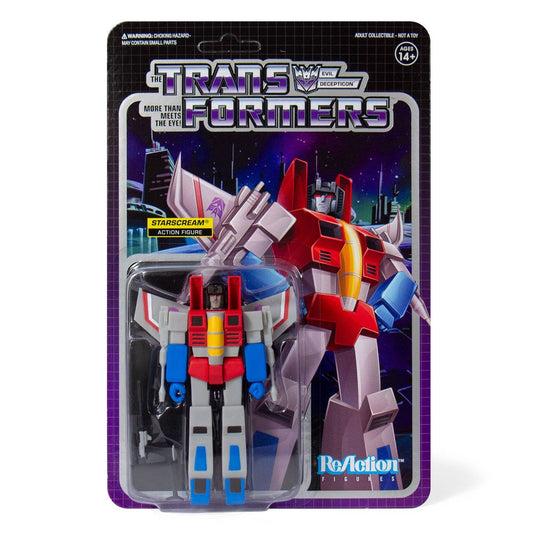 Transformers ReAction Action Figure Wave 1 Starscream 10 cm