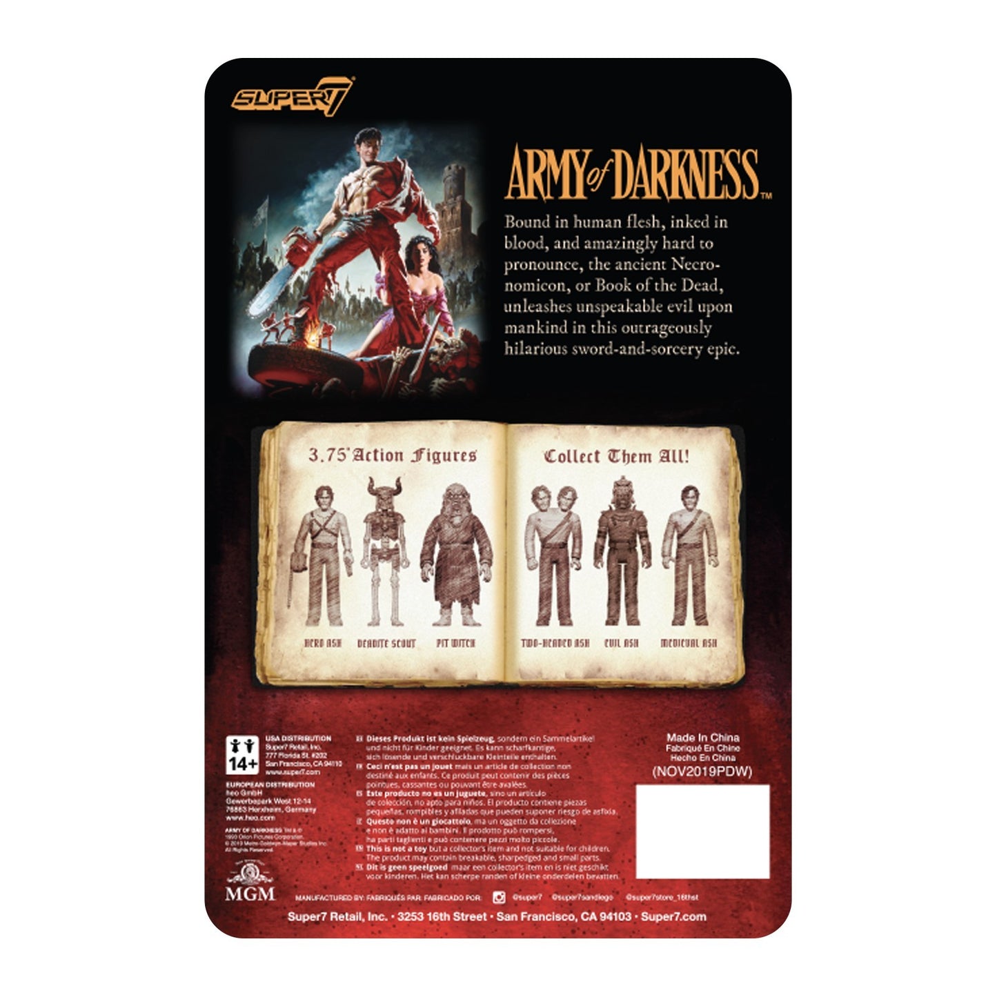 Army of Darkness ReAction Action Figure Evil Ash 10 cm