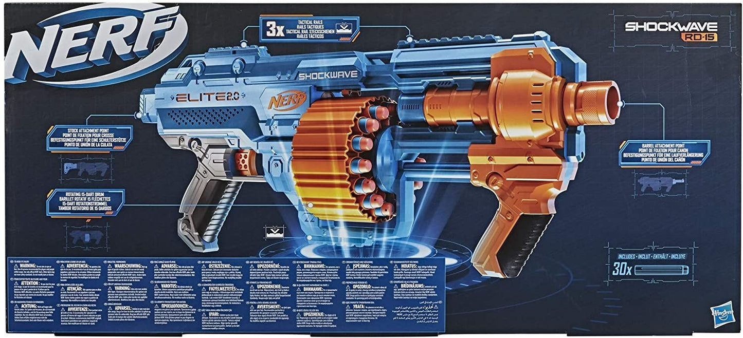 Nerf Elite 2.0 Shockwave RD-15