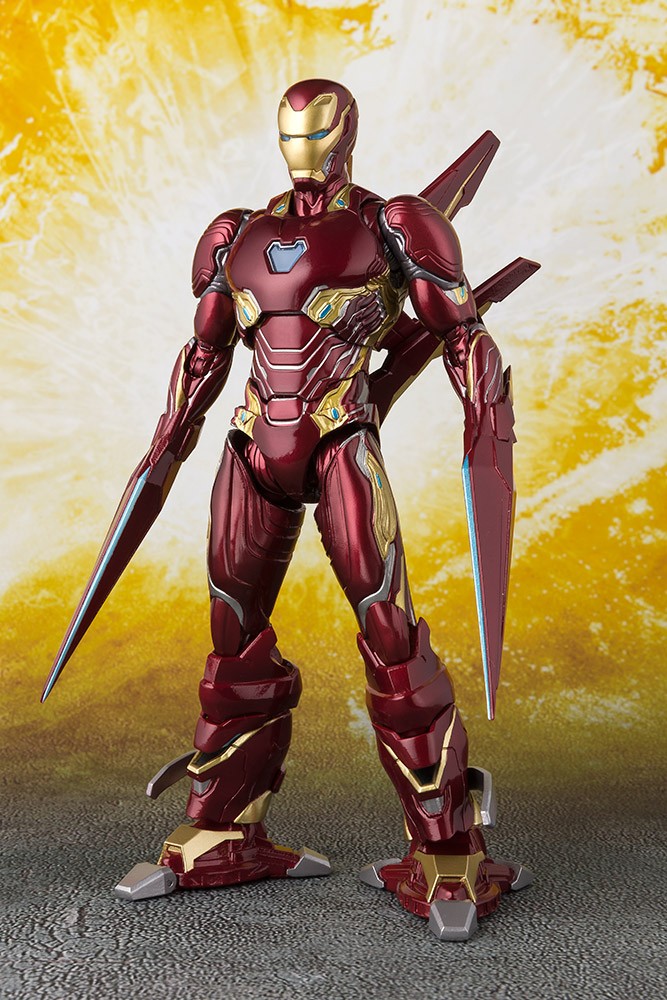 Avengers Infinity War S.H. Figuarts Action Figure Iron Man MK50 Nano Weapons Tamashii Web Ex. 16 cm