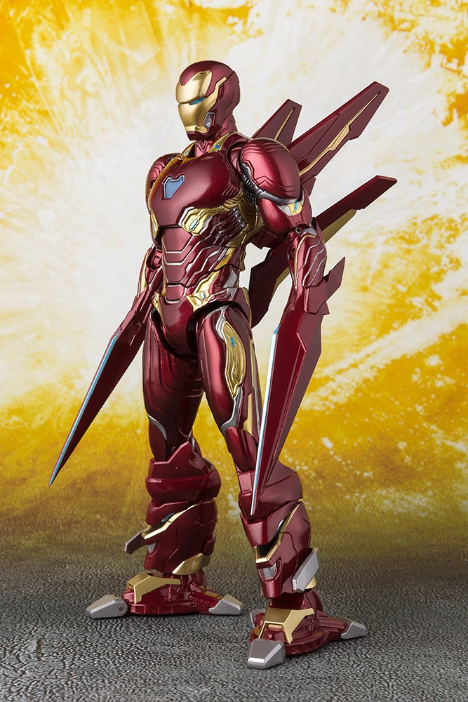 Avengers Infinity War S.H. Figuarts Action Figure Iron Man MK50 Nano Weapons Tamashii Web Ex. 16 cm