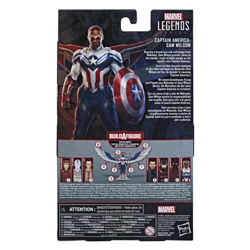 Marvel Legends Disney Plus Captain America Wave Captain America 6 Inch