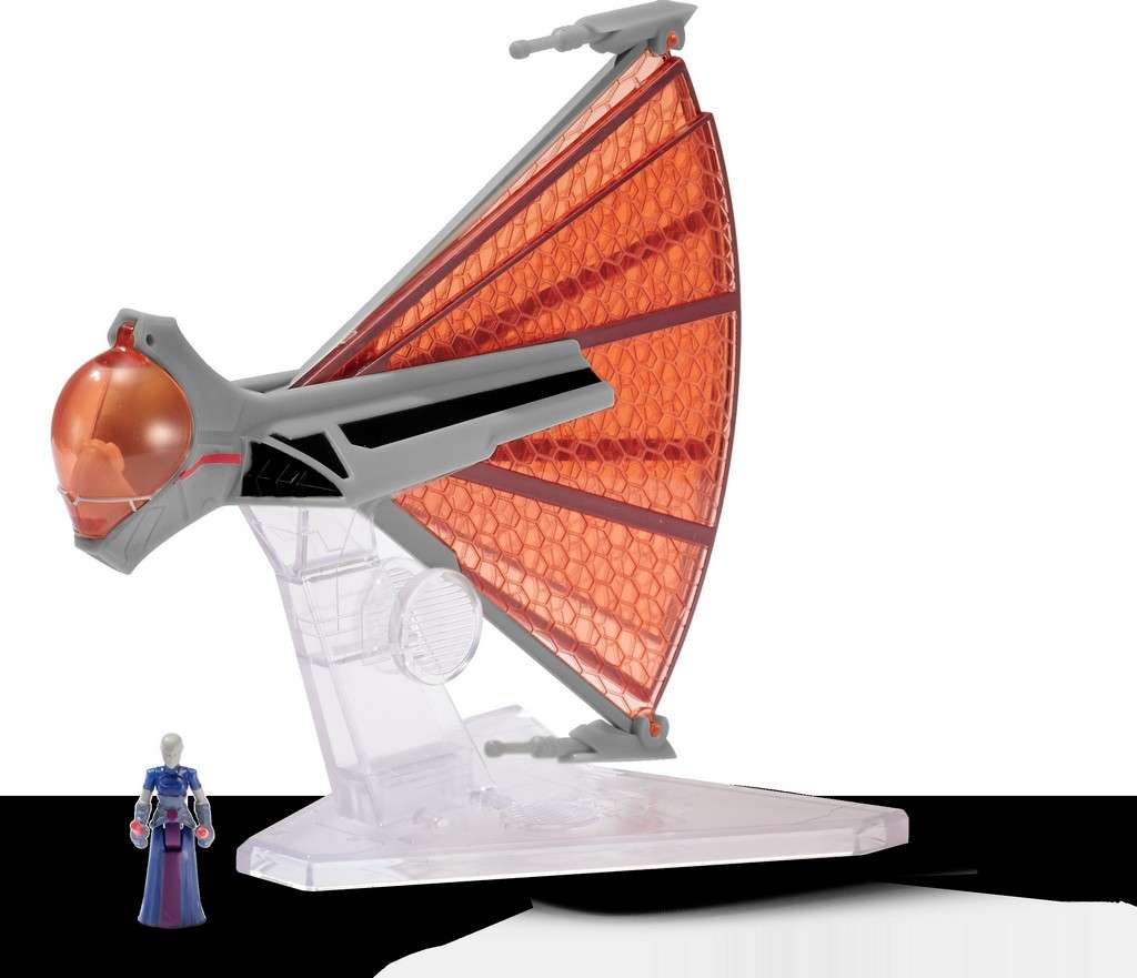 Star Wars Micro Galaxy Squadron Asajj Ventress`s Ginivex Starfighter