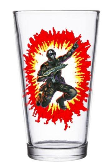 G.I. Joe Pint Glass Snake Eyes
