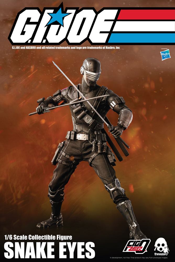G.I. Joe FigZero Action Figure 1/6 Snake Eyes 30 cm