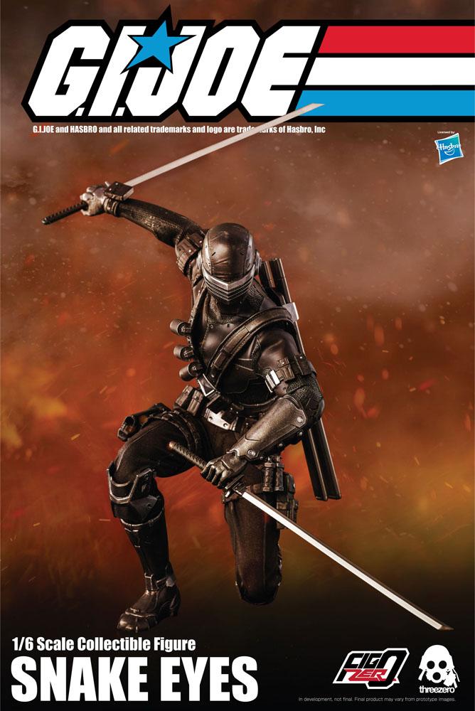 G.I. Joe FigZero Action Figure 1/6 Snake Eyes 30 cm