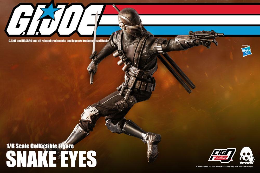 G.I. Joe FigZero Action Figure 1/6 Snake Eyes 30 cm