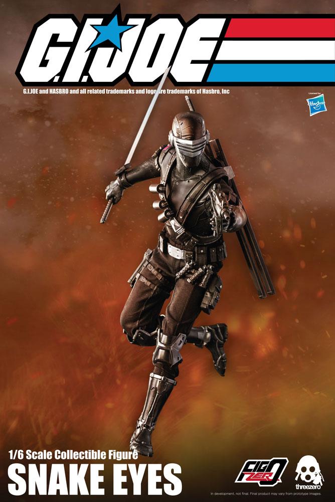 G.I. Joe FigZero Action Figure 1/6 Snake Eyes 30 cm