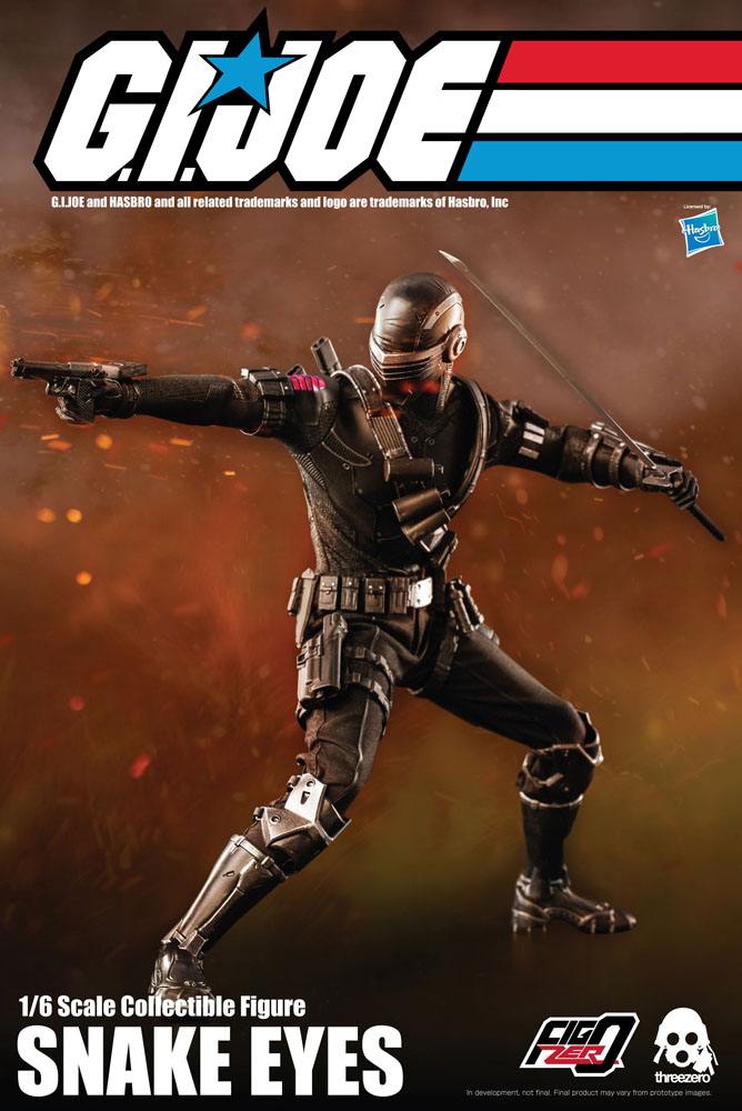 G.I. Joe FigZero Action Figure 1/6 Snake Eyes 30 cm