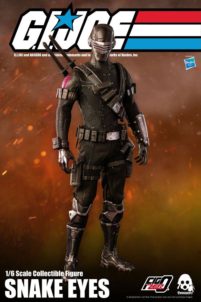 G.I. Joe FigZero Action Figure 1/6 Snake Eyes 30 cm