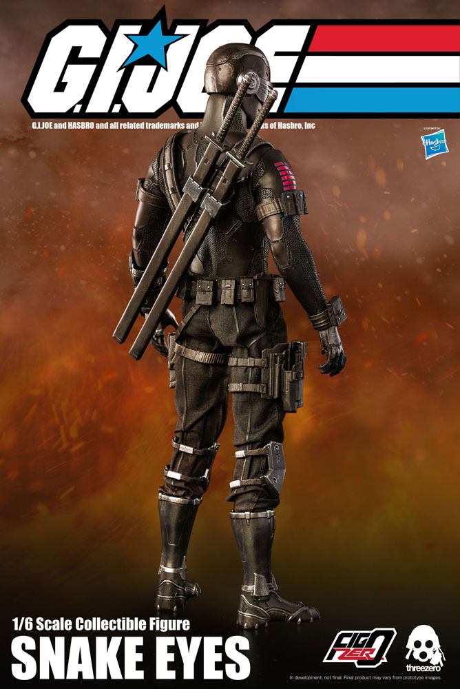 G.I. Joe FigZero Action Figure 1/6 Snake Eyes 30 cm