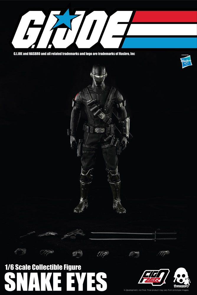 G.I. Joe FigZero Action Figure 1/6 Snake Eyes 30 cm